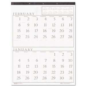  House of Doolittle 370 Two Months per Page Wall Calendar 