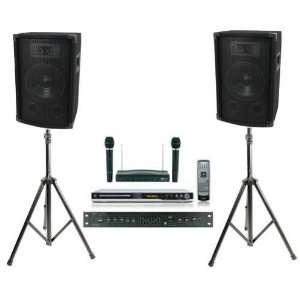 1100 Watt Pro Karaoke DJ System, NEW Musical Instruments
