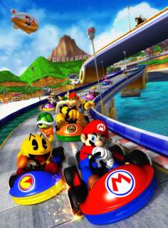 New Mario Kart Game+2 Wheels to Play on UK Nintendo Wii  