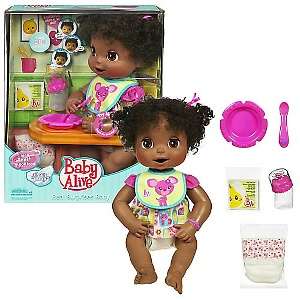 Baby Alive African American Baby Eva Doll 