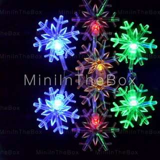US$ 16.49   32 LEDs Colorful Snowflake Light String(CIS 84110), Free 