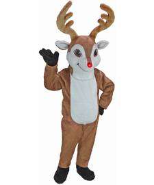 Rudolph Mascot  Red Nose Reindeer Mascot Costume