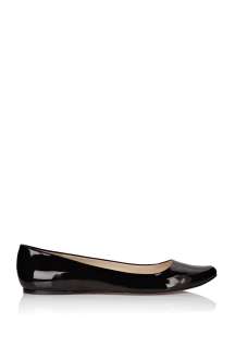 By Larin  Posh Patent Leather Flat Shoe by By Larin