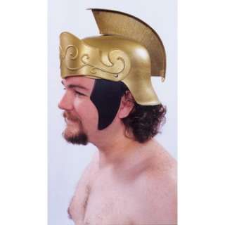   Roman Helmet with Gold Crest   Roman Soldier Costume Hats   1595501