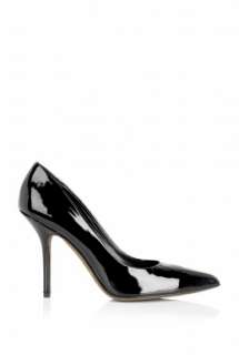 Moschino Cheap & Chic  Black Patent Court Shoe by Moschino Cheap 