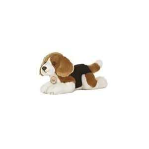    Realistic Stuffed Beagle 11 Inch Plush Dog By Aurora Toys & Games