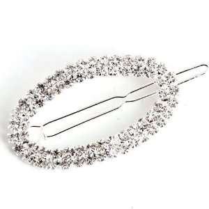    Silver Plt Crystal Cz Hair Pin Clip (Ac11) 