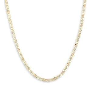  New 14k White Yellow Rose Gold Valentino Necklace 3.1mm Jewelry