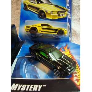  Hot Wheels Shelby, Mustang Set The Mystery Mustang Black 
