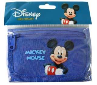   Kids Wallet   Mickey Mouse Childrens Tri fold Wallet   Blue Shoes