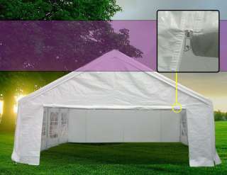   x20 Garage Carport Party Wedding Tent Canopy Gazebo White Car Shelter