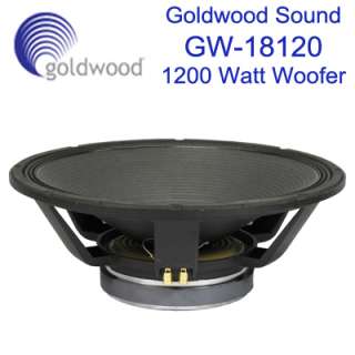 Goldwood 18 DJ Band Pro Audio 1200W Subwoofer GW 18120  
