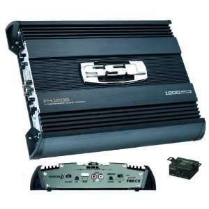 F4.1200 FORCE 1200W, 4 Channel MOSFET Amplifier with Remote Subwoofer 