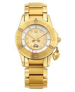 Juicy Couture Watch, Womens Rich Girl Goldtone Stainless Steel 