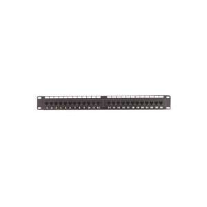  19inch 24 Port CAT 6A Patch Panel Shielded, Krone / 110 