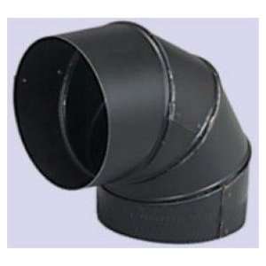  Chimney 73735 Stovepipe   24 Gauge Black Snaplock   7 Inch 