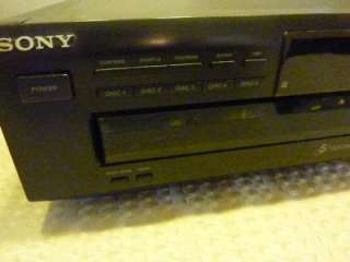 Sony CDP C360Z Multi Disc Changer 5 CD Carousel Player  