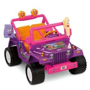  Power Wheels Dora the Explorer Jeep Wrangler Toys & Games