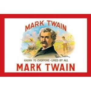   Mark Twain Cigars   Paper Poster (18.75 x 28.5)