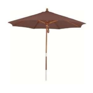 California Umbrella MARE908 F72 9 Feet Olefin Fabric Pulley Open Wood 