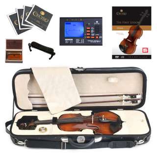 Cecilio CVN 600 1 Pc Back Violin Highly Flamed 4/4 3/4  