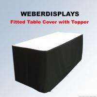FT BLACK FITTED DJ TABLE JACKET COVER THROW 29 H  