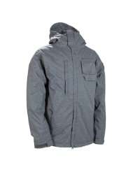 686 Mannual Legacy Insulated Snowboard Jacket Gunmetal Check