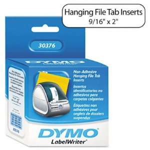 Self Stick Hanging File Folder Tabs (1/5 Cut) Label   2 x 9/16, White 