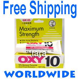 OXY 10 5 Cover Acne Pimple Treatment Cream 25g 10g NEW  