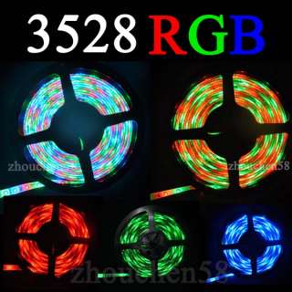 3528 RGB 5M /16.4FT NON Waterproof 300 LED flexible led light strip 