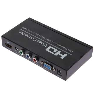 VGA to HDMI Adapter Ypbpr Component to HDMI Switch Box Converter US 