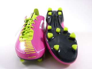 Adidas F50 Adizero TRX Fg Pink/Neon Green Soccer Futball Cleats Boots 