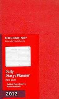 Moleskine 2012 Daily Diary / Planner Red Large (Calendar).Opens in a 