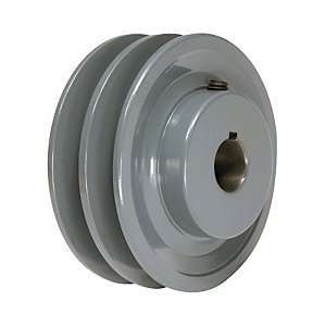  7.25 X 1 Double Groove AK Fixed Bore Pulley # 2AK74X1 