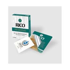  Rico Reserve Classic Alto Sax Reeds, Strength 2.0, 5 pack 