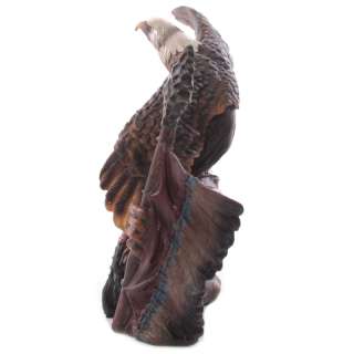 Native American Indian Bust with Eagle Headdress & Spear  