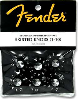 FENDER® SKIRTED DELUXE TWIN REVERB AMPLIFIER AMP KNOBS  