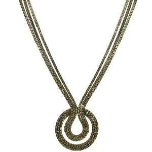   Antique Brass Circular Pendant 28 30 Box Chain Necklace Jewelry