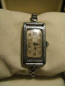   Bulova ENGRAVED Art Deco 14K Rolled Gold Plate Vintage Swiss Watch