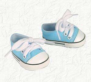 Aqua Canvas Sneakers