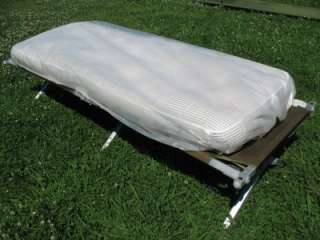 US Army Military Folding Camping Cot Bed And Mattress  