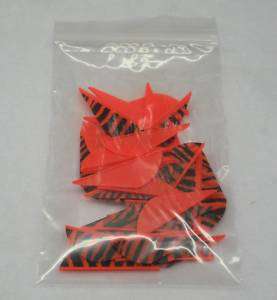 Blazer Arrow Vanes (Bohning) 2 Red Tiger/Solid Pk36  