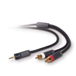  Belkin RCA Audio Cable. 6FT AUDIO Y SPLITTER CABLE 3.5MM 