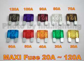   auction is 1 lots (10pcs) of Auto Car/Boat/Truck Blade MAXI Fuse