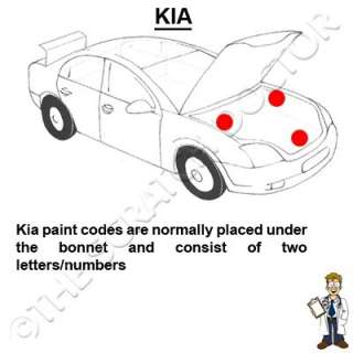 Kia Paint Chip Scratch Touch Up PEWTER BEIGE   8Q  
