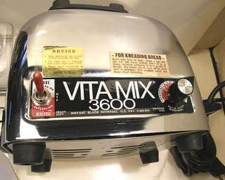   VITAMIX SUPER 3600 BREAD MAKER JUICER FOOD PROCESSOR WORKS LOOKS GREAT
