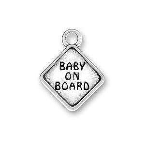  Baby on Board Charm Sterling Silver 