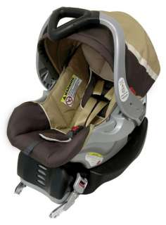 BABY TREND Flex Loc Infant Car Seat Vanilla Bean w/Base 090014010386 