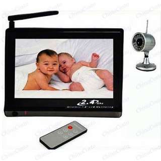 NEW 7 TFT Wireless LCD 2.4GHz Baby Monitor IR Night Day Working 