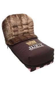 Juicy Couture Faux Fur Boot Foot Muff for Maclaren Strollers  